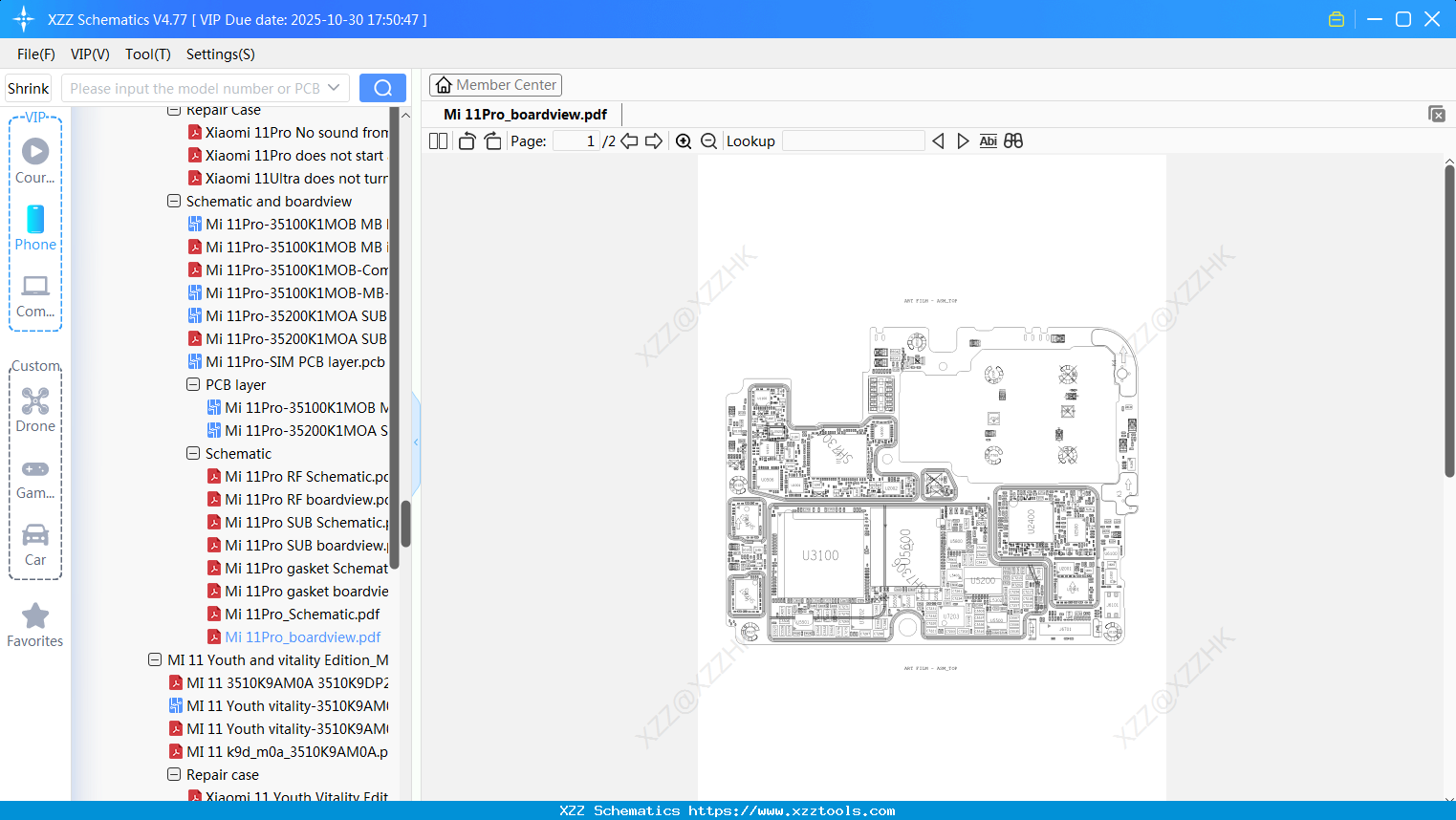 Xiaomi Mi 11Pro_boardview
